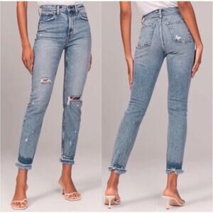 Abercrombie & Fitch High Rise Mom Jean Sz 28